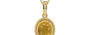 Ashtadhatu Thailand Yellow Sapphire Pendant Prime Quality (P7)