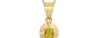 Ashtadhatu Thailand Yellow Sapphire Pendant Rare Quality (P11)