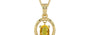 Ashtadhatu Thailand Yellow Sapphire Pendant Rare Quality (P2)