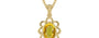 Ashtadhatu Thailand Yellow Sapphire Pendant Rare Quality (P3)