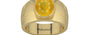 Ashtadhatu Thailand Yellow Sapphire Ring Fine Quality (R1)