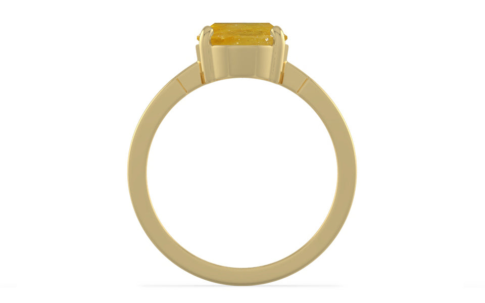 Ashtadhatu Thailand Yellow Sapphire Ring Fine Quality (R8)