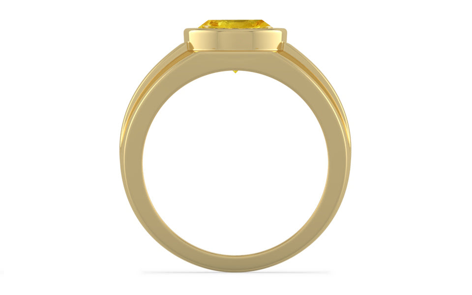 Ashtadhatu Thailand Yellow Sapphire Ring Limited Quality (R1)