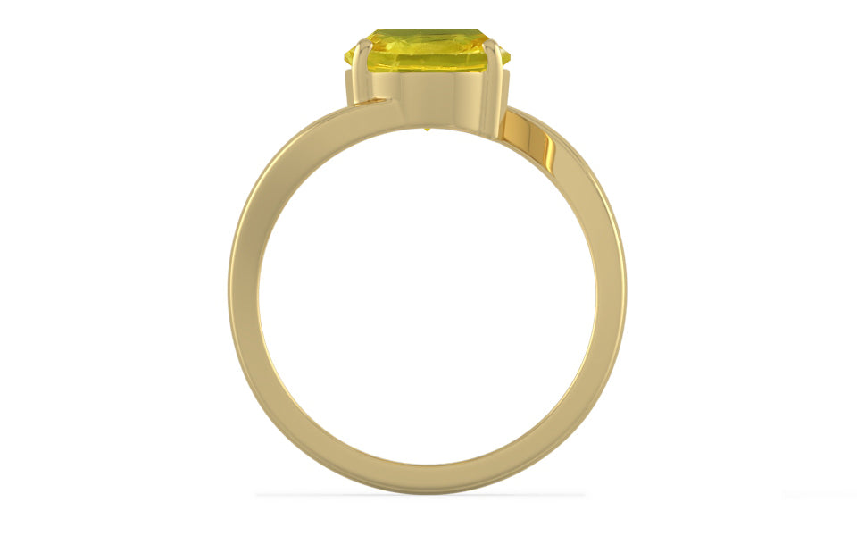 Ashtadhatu Thailand Yellow Sapphire Ring Limited Quality (R2)