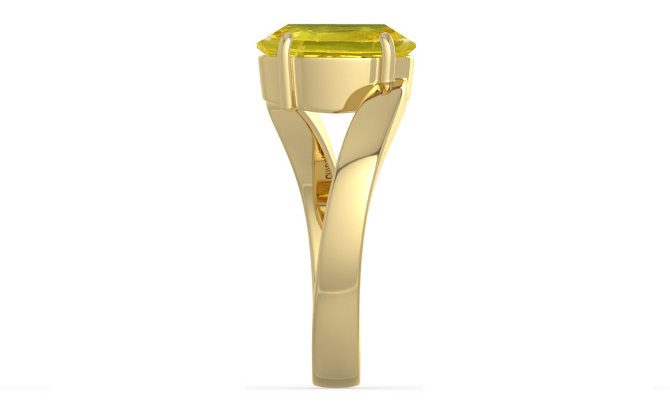 Ashtadhatu Thailand Yellow Sapphire Ring Limited Quality (R2)
