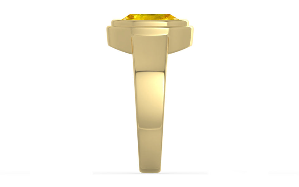 Ashtadhatu Thailand Yellow Sapphire Ring Limited Quality (R3)