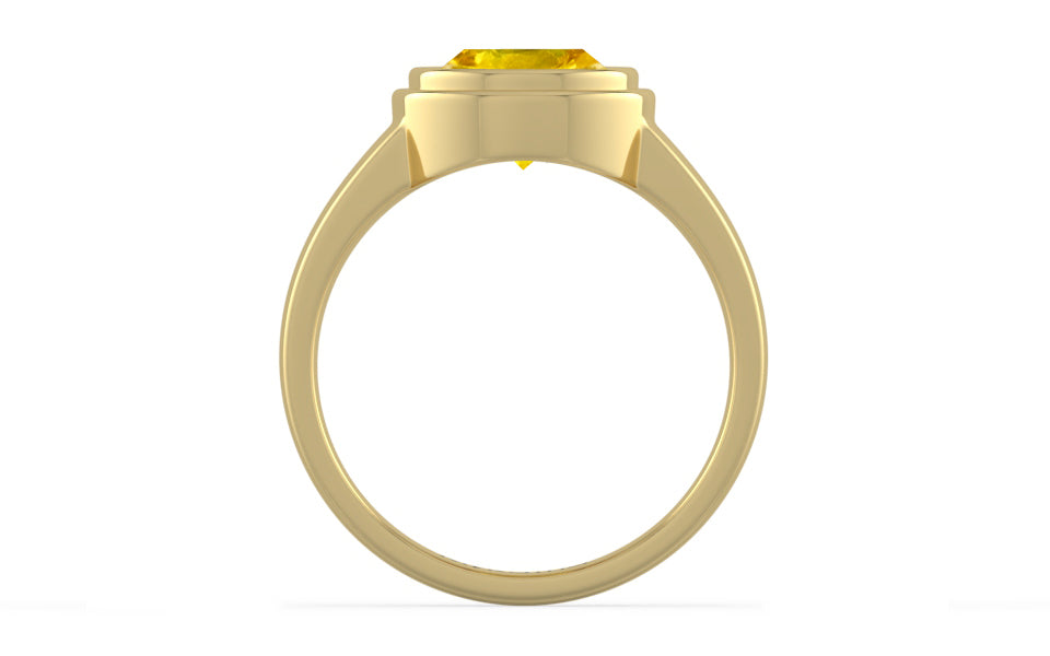 Ashtadhatu Thailand Yellow Sapphire Ring Limited Quality (R3)