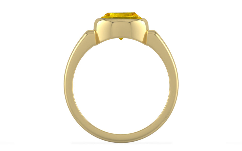 Ashtadhatu Thailand Yellow Sapphire Ring Limited Quality (R6)