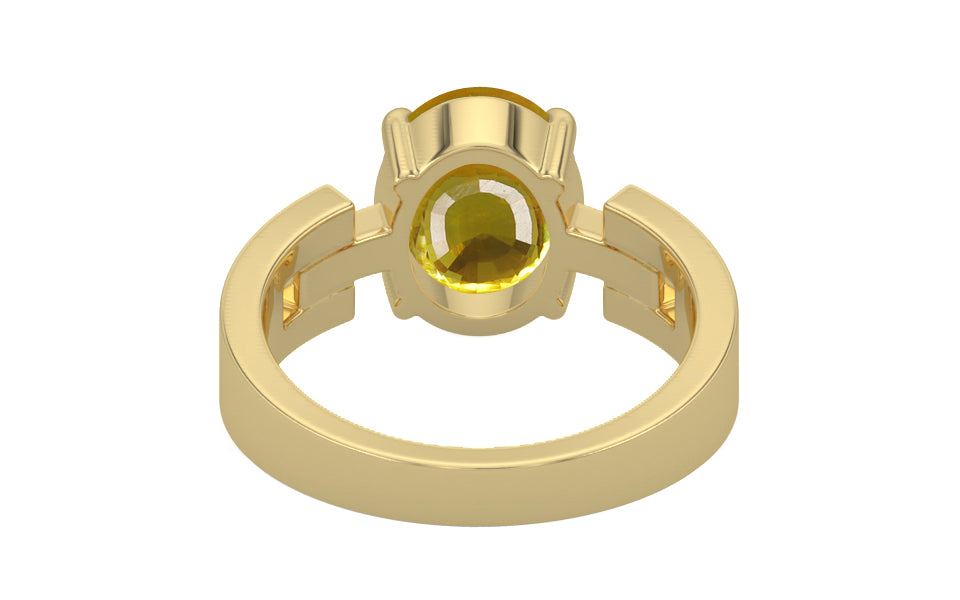 Ashtadhatu Thailand Yellow Sapphire Ring Limited Quality (R8)