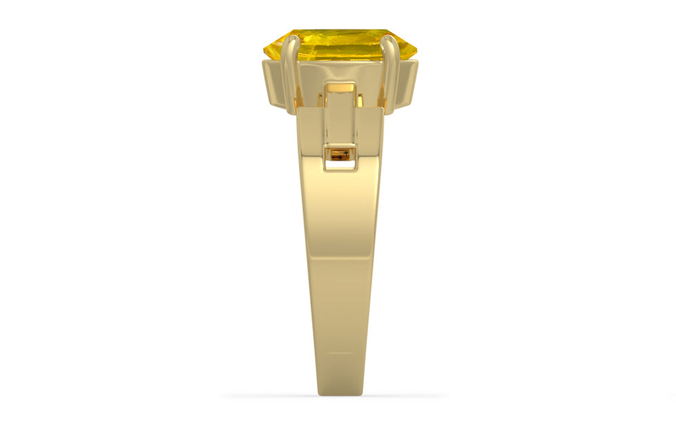 Ashtadhatu Thailand Yellow Sapphire Ring Limited Quality (R8)