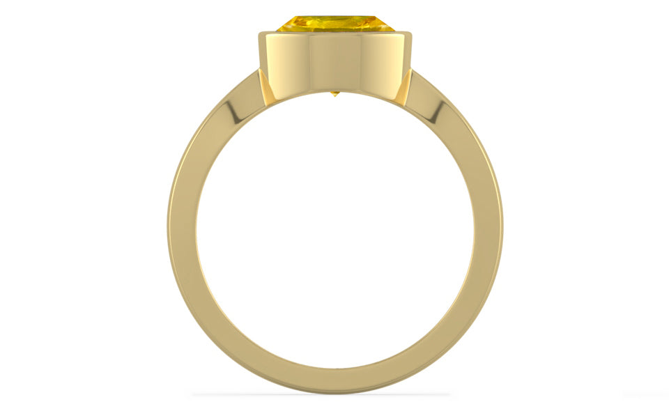 Ashtadhatu Thailand Yellow Sapphire Ring Limited Quality (R9)