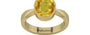 Ashtadhatu Thailand Yellow Sapphire Ring Rare Quality (R9)