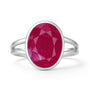 Authentic 925 Sterling Silver Ruby Ladies’ Ring