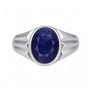 Authentic Handmade Sterling Silver Blue (Neelam) Sapphire Ring