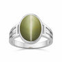 Bold Designer 925 Silver Cat's Eye Ring for Him