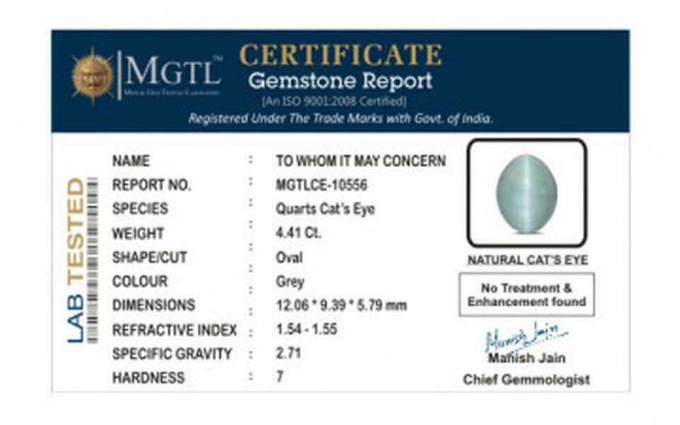 Cat's Eye - CE 10556 (Origin - Africa) Fine - Quality