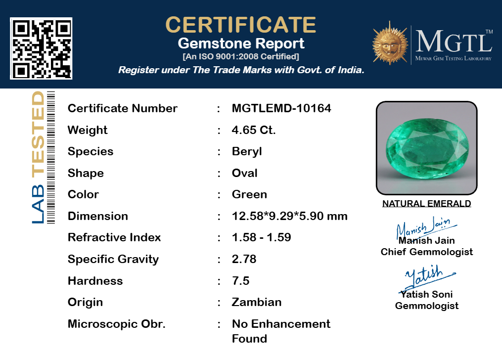 Emerald - 4.65 Carats