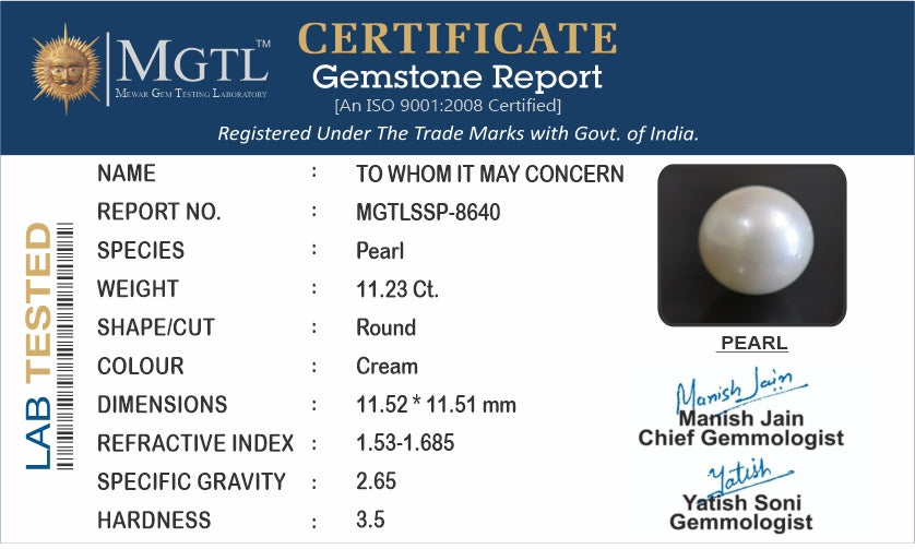 South Sea Pearl - 11.23 Carat Prime Quality SSP-8640