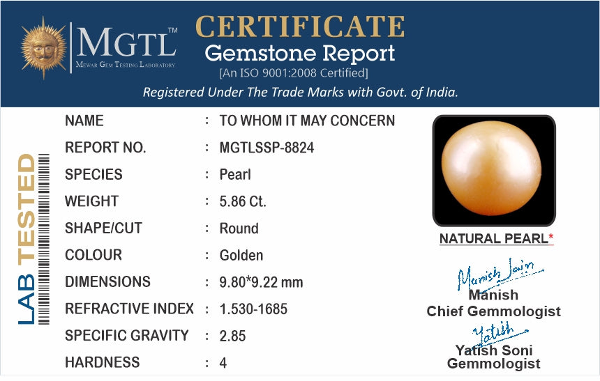 South Sea Pearl - 5.86 Carat Prime Quality SSP-8824