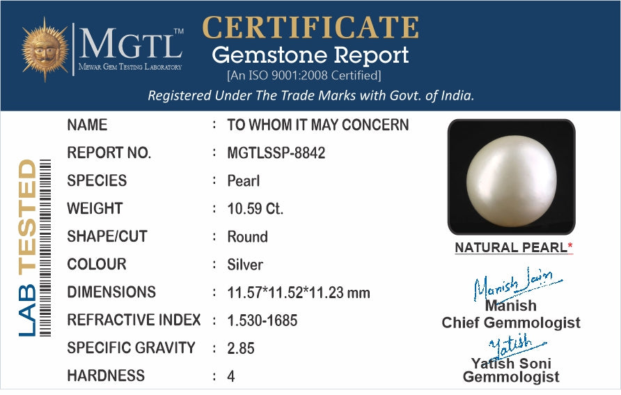 South Sea Pearl - 10.59 Carat Prime Quality SSP-8842