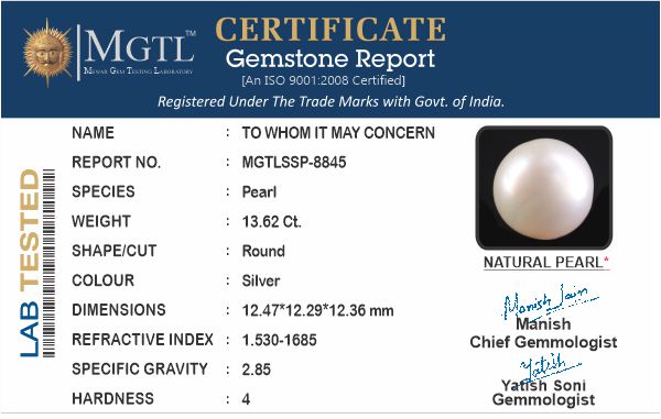 South Sea Pearl - 13.62 Carat Prime Quality SSP-8845