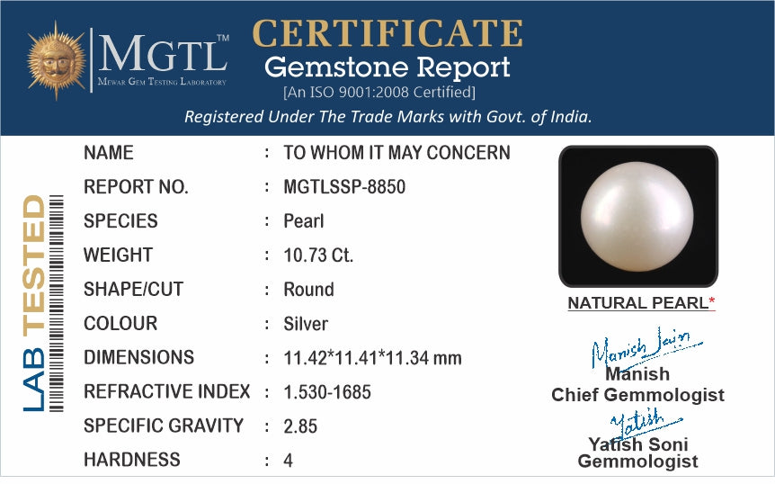 South Sea Pearl - 10.73 Carat Prime Quality SSP-8850