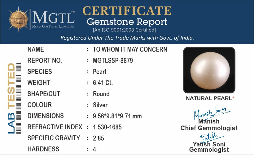 South Sea Pearl - 6.41 Carat Prime Quality SSP-8879