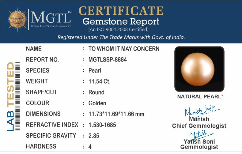 South Sea Pearl - 11.54 Carat Prime Quality SSP-8884