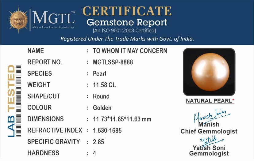 South Sea Pearl - 11.58 Carat Prime Quality SSP-8888