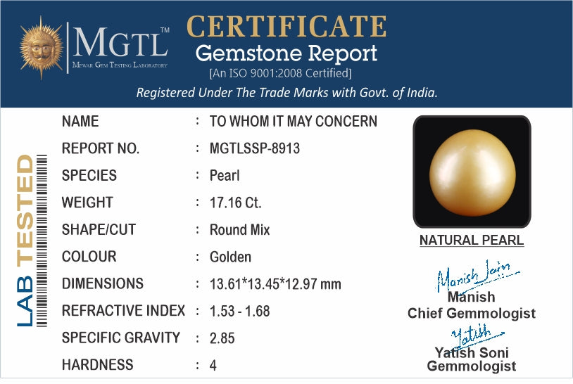 Keshi Pearl - 17.16 Carat Limited Quality SSP-8913