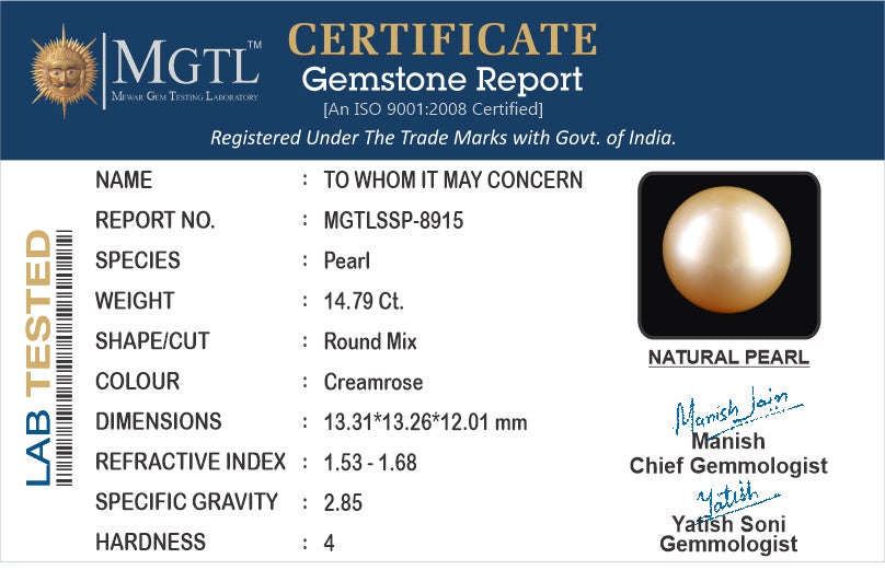 Keshi Pearl - 14.79 Carat Limited Quality SSP-8915