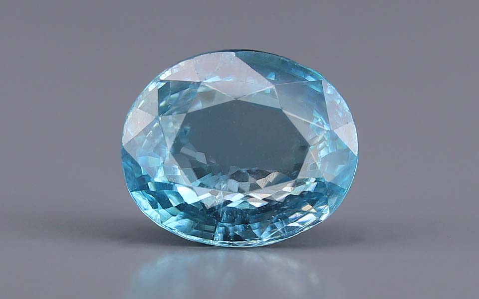 Ceylon Blue Zircon - 7.61 Carat Limited Quality BZ-28018