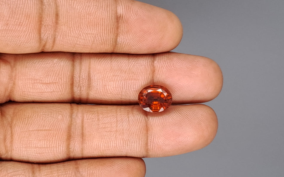 Ceylon Hessonite (Gomed) Garnet - 4.89 Carats Limited Quality HG-8317