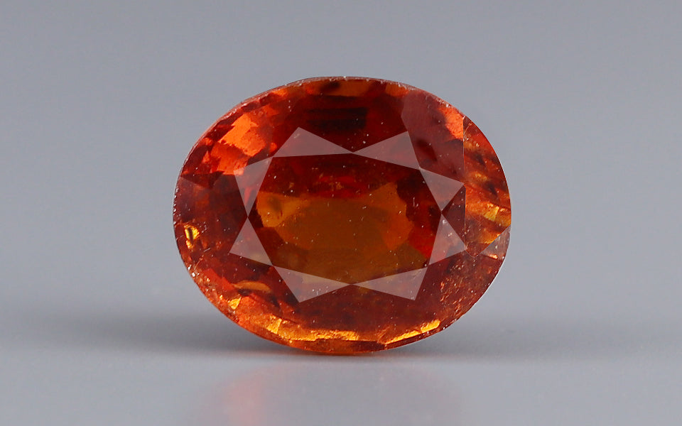 Ceylon Hessonite (Gomed) Garnet - 4.89 Carats Limited Quality HG-8317