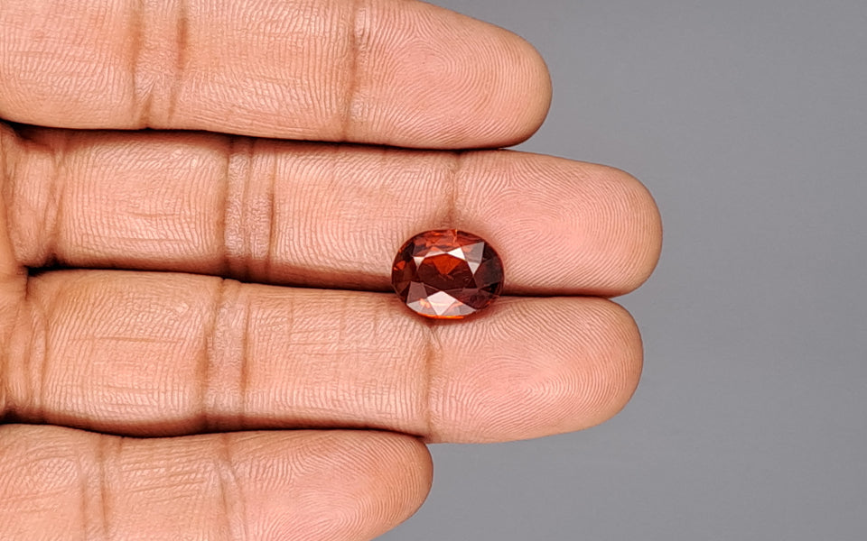 Ceylon Hessonite (Gomed) Garnet - 6.04 Carats Limited Quality HG-8277