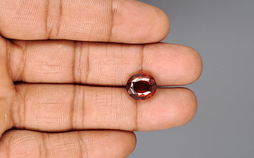 Ceylon Hessonite Garnet - 6.39 Carat Prime Quality HG-8313