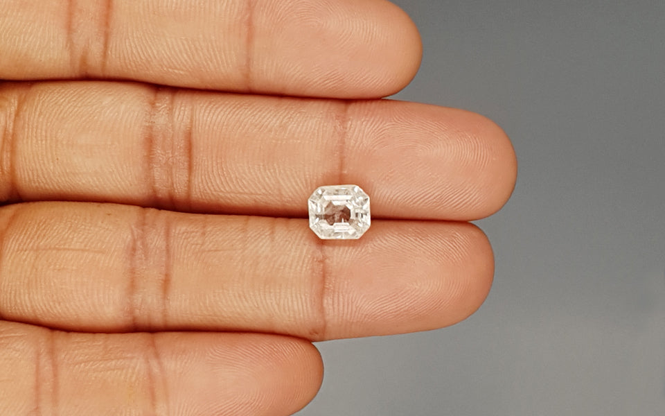 Ceylon White Sapphire - 3.32 Carat Prime Quality CWS-10016