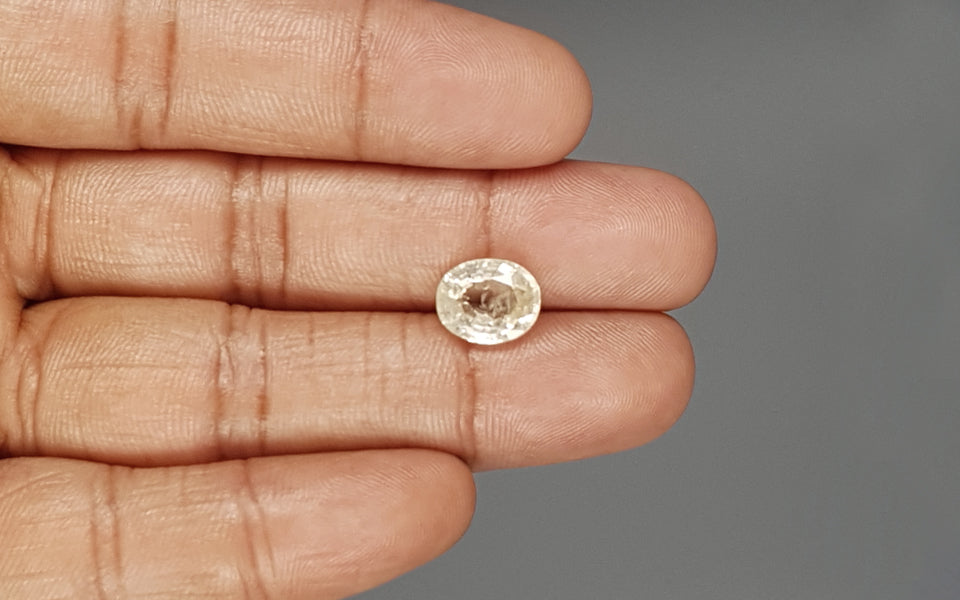 Ceylon White Sapphire - 3.93 Carat Prime Quality CWS-10059