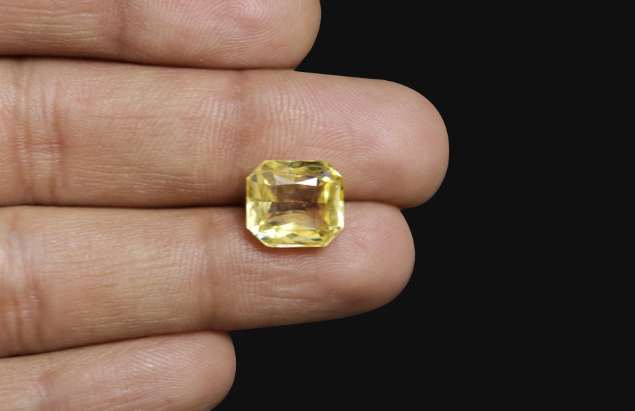 Ceylon Yellow Sapphire - 6.56 Carat Rare Quality CYS-3705