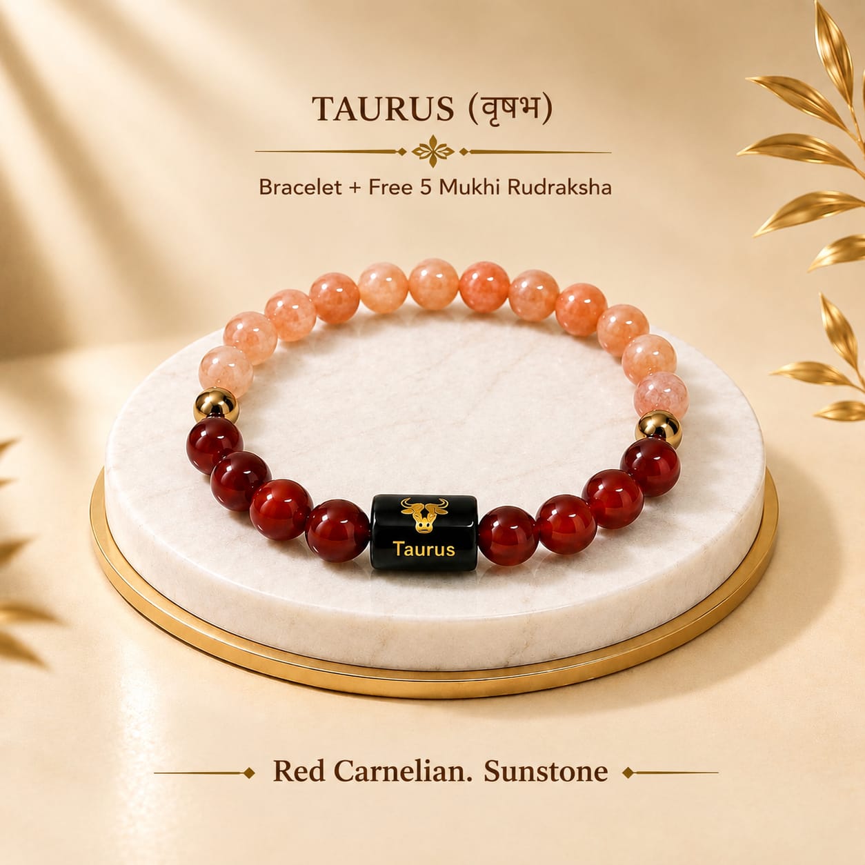 Taurus (Vrishabh Rashi) Zodiac Bracelet