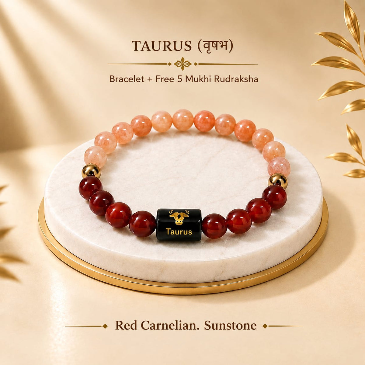 Taurus (Vrishabh Rashi) Zodiac Bracelet