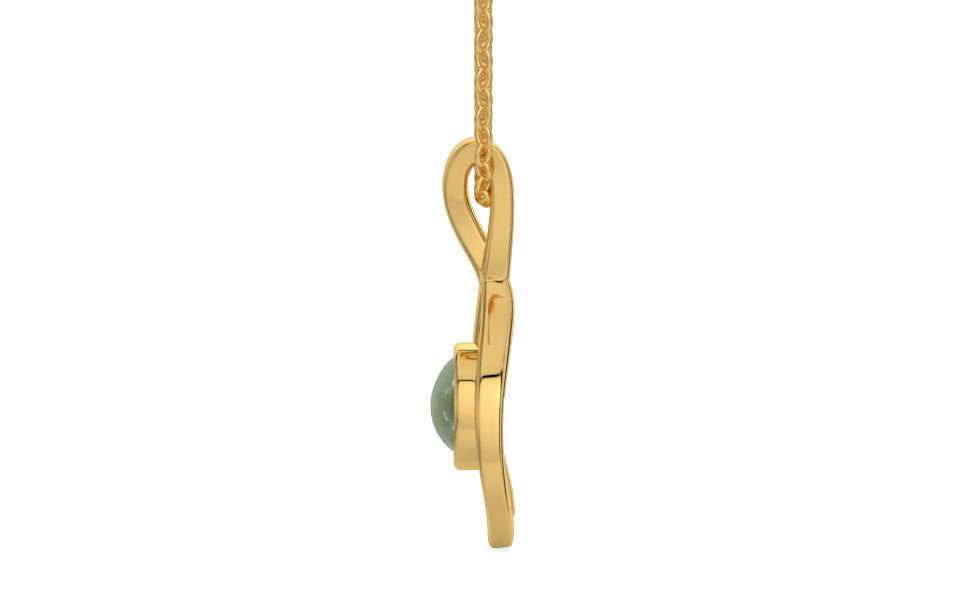 Gold Cat's Eye Pendant Fine Quality (P1)