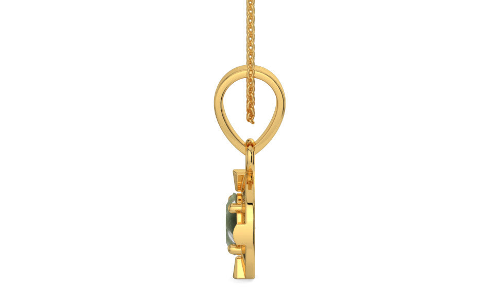 Gold Cat's Eye Pendant Fine Quality (P11)