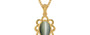 Gold Cat's Eye Pendant Fine Quality (P3)
