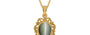 Gold Cat's Eye Pendant Fine Quality (P5)