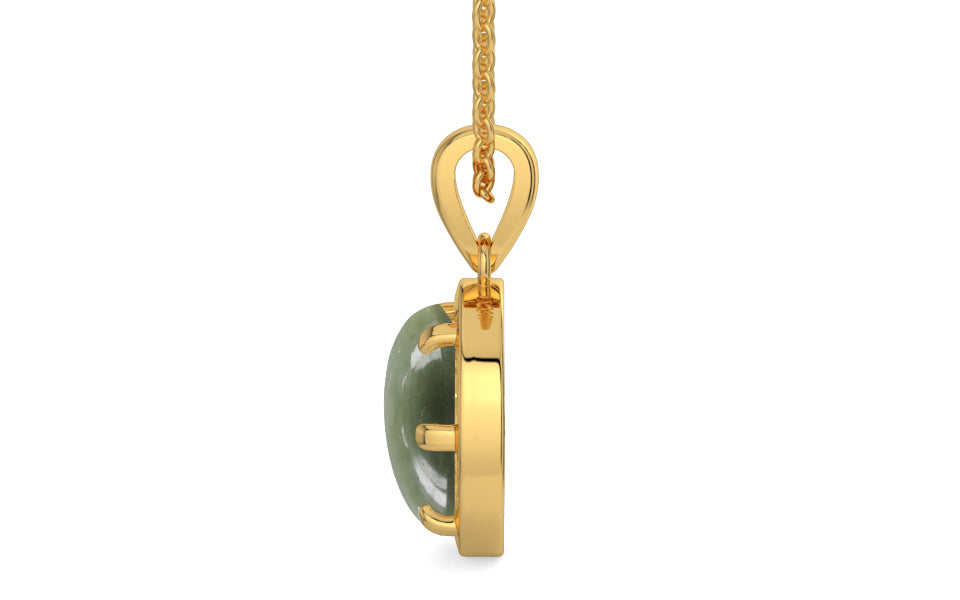 Gold Cat's Eye Pendant Fine Quality (P8)