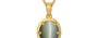 Gold Cat's Eye Pendant Fine Quality (P8)