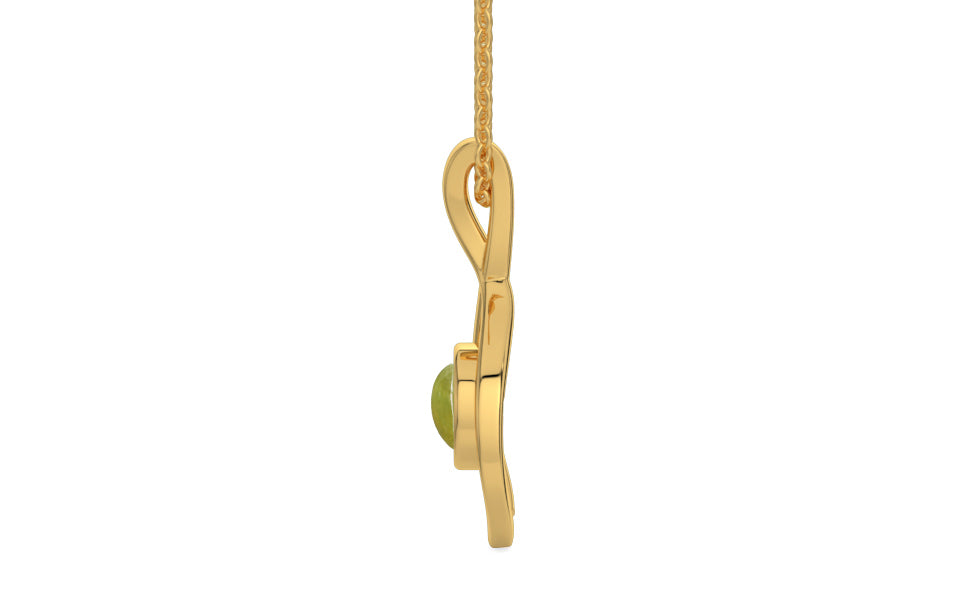 Gold Cat's Eye Pendant Limited Quality (P1)