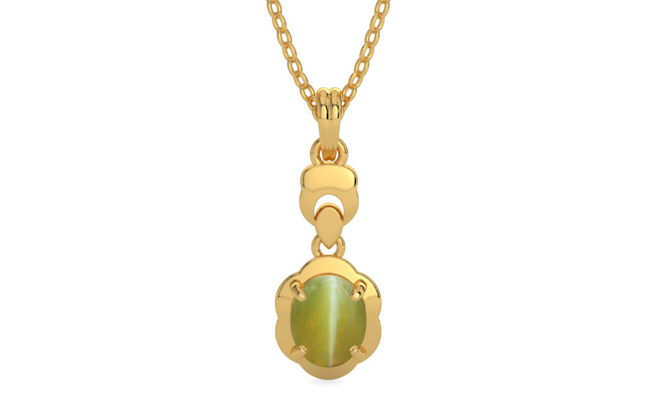 Gold Cat's Eye Pendant Limited Quality (P6)
