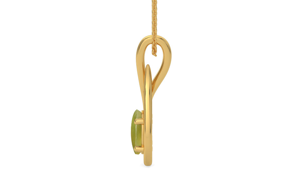 Gold Cat's Eye Pendant Limited Quality (P9)
